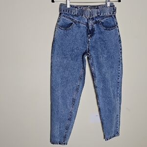 Denim&Co Blue High Rise Jeans Classic Style